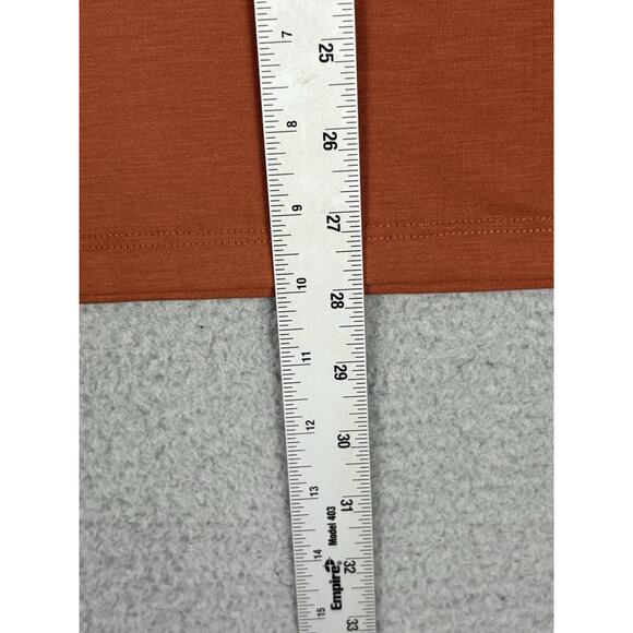 Vuori Tech Tee Men’s Large Burnt Orange Casual Performance Comfort V195 - Picture 9 of 9